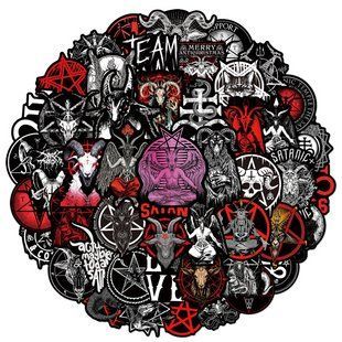 Стикерпак Сатана Дьявол Набор наклеек GeekLand Satana Devil 50 штук 2680122600 фото