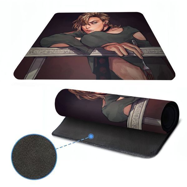 Коврик для мыши GeekLand Невероятные приключения ДжоДжо JoJo's Bizarre Adventure 240 x 200 x 2 мм MP JJ 02 MP JJ 02 фото