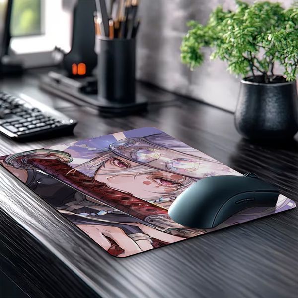 Килимок для миші GeekLand Клинок, який знищує демонів Demon slayer 240 x 200 x 2 мм MP DS 18 MP DS 18 фото