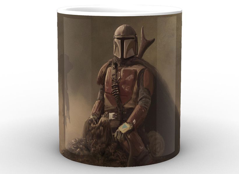 Кухоль GeekLand Зіркові війни Мандалорець Мандалорець верхом Star Wars The Mandalorian TM.04.05 TM.04.05 фото