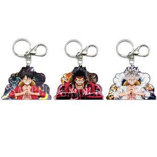Брелок голографічний 3D Ван Піс Луффі One Piece Luffy 5 см 2667659539 фото