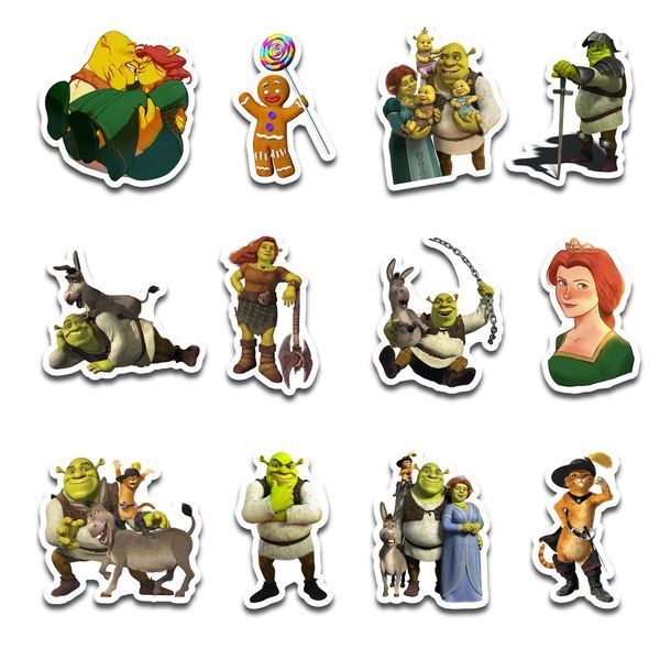 Стикерпак Набор наклеек GeekLand Шрек&nbsp;Shrek 45 штук SP SR 01 SP SR 01 фото