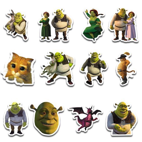 Стикерпак Набор наклеек GeekLand Шрек&nbsp;Shrek 45 штук SP SR 01 SP SR 01 фото