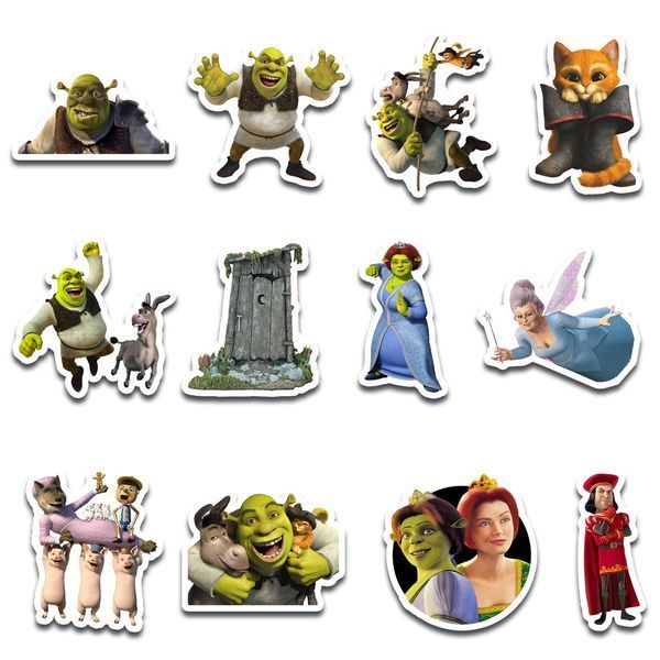 Стикерпак Набор наклеек GeekLand Шрек&nbsp;Shrek 45 штук SP SR 01 SP SR 01 фото