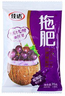 Кокосове желе Nata de Coco зі смаком Винограду grape 35 г 16.09.2026 фото