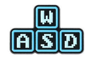 Значок WASD ВАСД 3 см 2964335351 фото