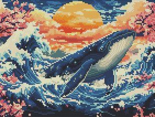 Алмазная мозаика Синий Кит Blue Whale 30х40 см DM DS NK DM N BW фото