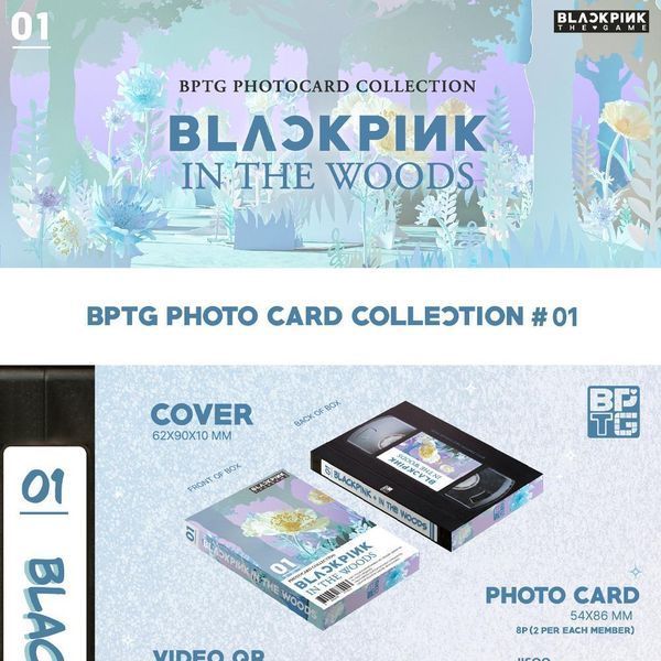 Картки ліцензійні Yg Entertainment The Game Photocard Collection Blackpink Колекція фотокарт Блекпінк YE 01 YE 01 фото