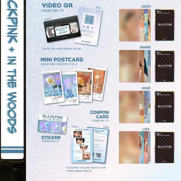 Картки ліцензійні Yg Entertainment The Game Photocard Collection Blackpink Колекція фотокарт Блекпінк YE 01 YE 01 фото