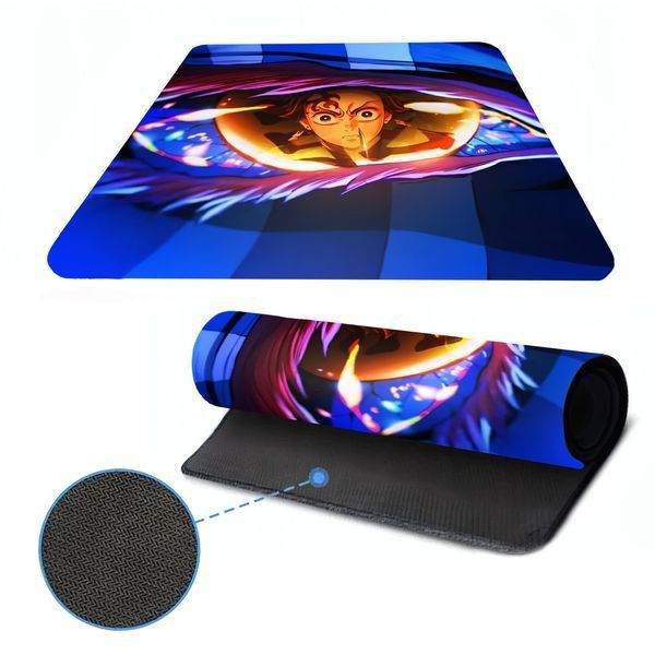 Коврик для мыши GeekLand Клинок, рассекающий демонов Demon slayer 240 x 200 x 2 мм MP DS 27 MP DS 27 фото